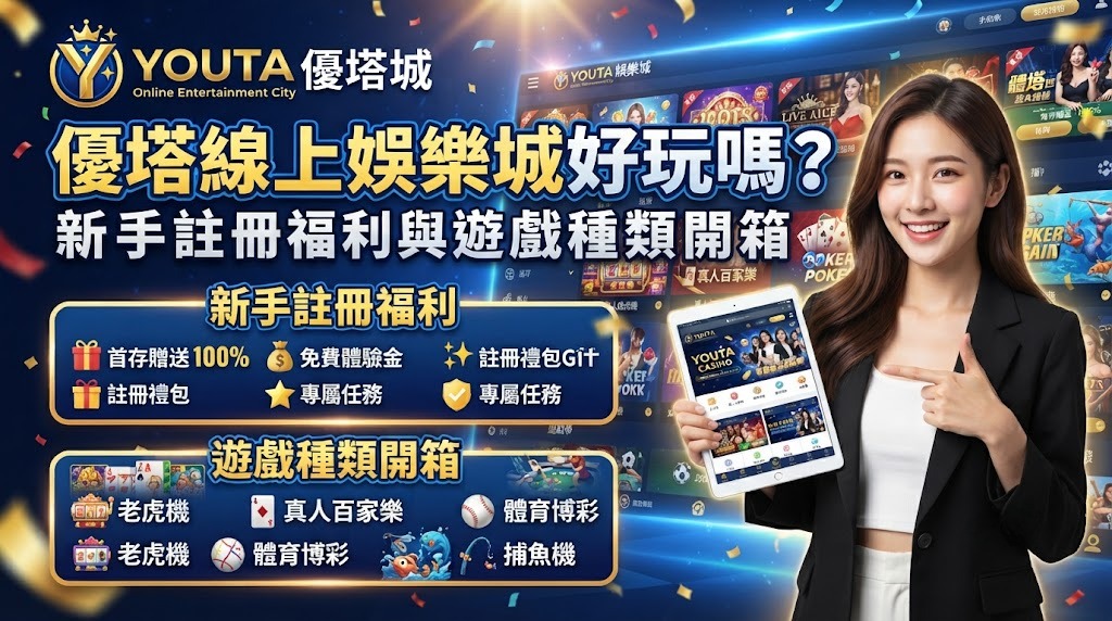 優塔線上娛樂城好玩嗎？新手註冊福利與遊戲種類開箱